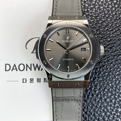 레플리카 [휴블렛] 남성용 클래식 퓨전 542.NX.7071.LR 42mm 오토매틱 2892타입 그레이 다이얼 hub2143  