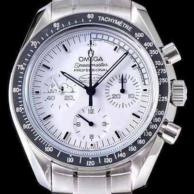 레플리카 [오메가] 남성용 스피드마스터 3573.50.00 화이트 다이얼 스위스 정품 쿼츠 무브먼트 OMG0004  