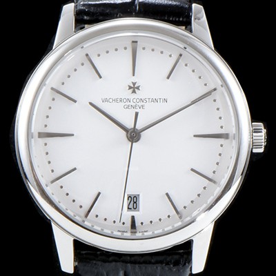 레플리카 [바쉐론콘스탄틴] 남성용 패트리모니 85180/000G-9230 셀프 와인딩 드레스 워치!!화이트 다이얼 오토매틱 무브먼트 VAC0220  