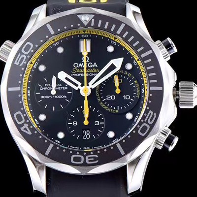 레플리카 [오메가] 남성용 업그레이드!!! 오메가 씨마스터 크로노그래프 오토매틱 무브먼트 OMG0304  