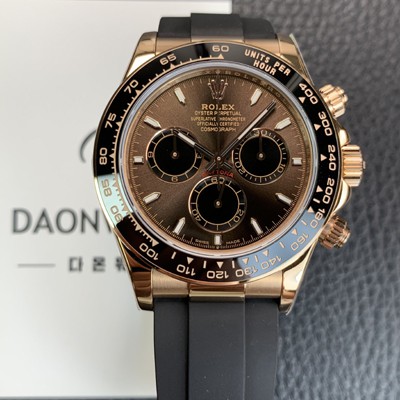 레플리카 [로렉스] 남성용 신형 코스모그래프 데이토나 m126515ln 크로노그래프 18K 로즈골드 40mm 오토매틱 Cal.4131타입 초콜렛 다이얼 rol5605  