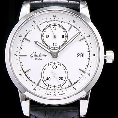레플리카 [글라슈테 오리지날] 남성용 세나토 화이트 다이얼 오토매틱 무브먼트 GLA4220  