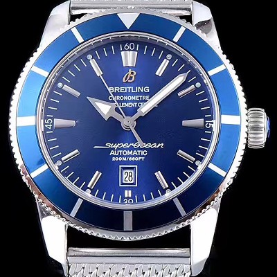 레플리카 [브라이틀링] 남성용 슈퍼오션 헤리티지 45 블루다이얼 BRE0420  