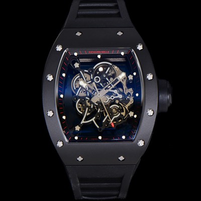 레플리카 [리차드밀레] 남성용 RM055 부바왓슨 세라믹 50mm 기계식 수동형 무브먼트 스켈레톤 다이얼 ric0315  