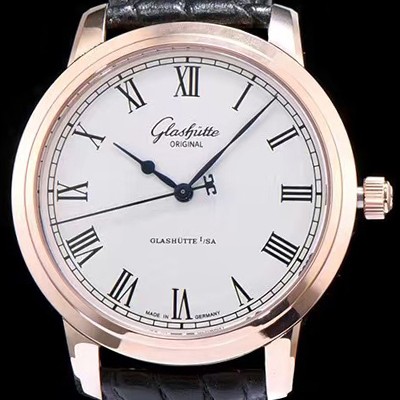 레플리카 [글라슈테 오리지날] 남성용 세나토 베이지 다이얼 오토매틱 무브먼트 GLA4220  