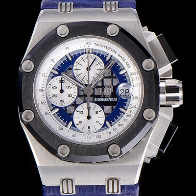 레플리카 [오데마피게] 신형모델!! 로얄오크 오프쇼어 블루 메가 태피스리 패펀 다이얼 오토매틱 무브먼트 AUD59610  