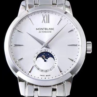 레플리카 [몽블랑] 남성용 헤리티지시리즈 실버 다이얼 오토매틱 무브먼트 MON42014  