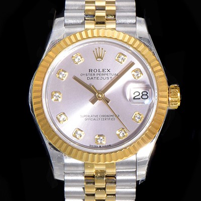 레플리카 [로렉스] 여성용 2021신상 데이져스트 오토매틱 ETA-2688 31mm 18K옐루골드 메탈줄 실버 다이얼 rol29175  