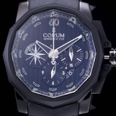 레플리카 [코럼] 남성용 어드미럴스컵 크로노그래프 48mm 블랙다이얼 COR021  