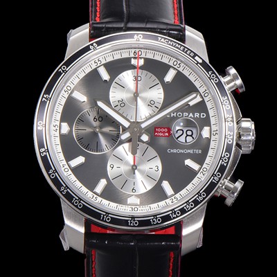 레플리카 [쇼파드] 남성용 밀러 밀가리아 Ref.168571 오토매틱 크로노그래프 아시안 7750-2타입 44mm 가죽줄 그레이다이얼  cho3192  