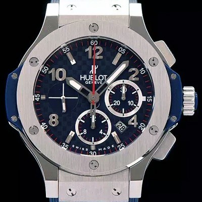 레플리카  [휴블렛] 남성용 빅뱅 리미티드 에디션 블루다이얼 44mm HUB0413  