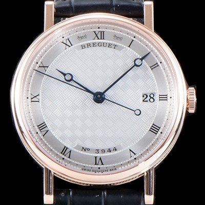 레플리카 [브레게] 남성용 업그레이드형!!클래식 5177BR/12/9V6 데일리 워치 18K 로즈 골드 실버 텍스쳐드 다이얼 오토매틱 무브먼트 BRG0414  