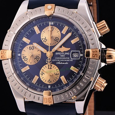 레플리카 [브라이틀링] 남성용 크로노매트 크로노그래프 네이비 다이얼 오토매틱 무브먼트 BRE0200  