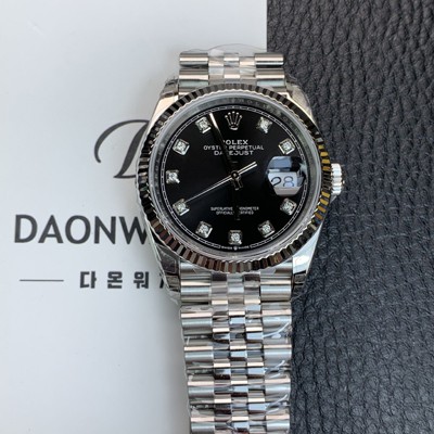 레플리카 [로렉스] 남성용 신형 데이저스트 36mm II m126234 텐포인트10p 오토매틱 Cal.3235무브먼트 블랙 다이얼 rol5603  