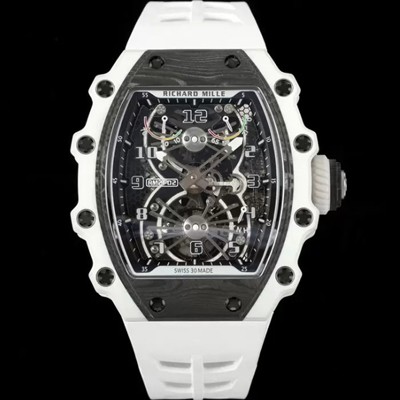 레플리카 [리차드밀레] 남성용 RM21-02 투어빌론 포지드 카본 51mm 투르비용 무브먼트 스켈레톤 다이얼 ric0296  