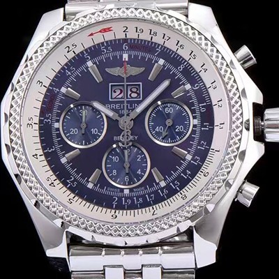 레플리카 [브라이틀링] 남성용 밴틀리 6.75 빅데이트 블루 다이얼 BRE0401  