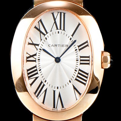 레플리카 [까르띠에] 여성용 베누아 워치 W8000005 라지 모델 18K 로즈골드 화이트 다이얼 스위스 쿼츠 무브먼트 CAR0050  