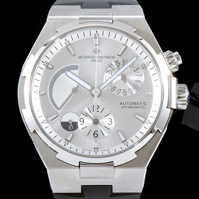 레플리카 [바쉐론콘스탄틴] 남성용 오버시즈 47450/B01A-9226 듀얼 타임 파워리저브 실버 다이얼 오토매틱 무브먼트 VAC0203  