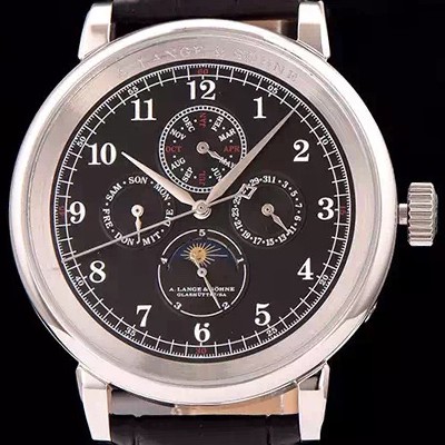 레플리카 [아랑게운트죄네] 남성용 1815 시리즈 워치 문페이즈 브라운 다이얼 오토매틱 무브먼트 ALS4203  