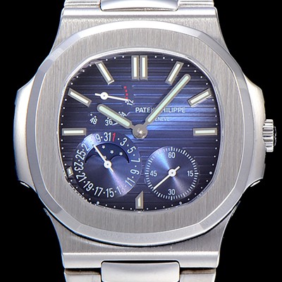 레플리카 [파텍필립]남성용 노틸러스 오토매틱 스틸 40미리 블루다이얼 PAT63200  