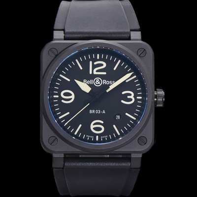 레플리카 [벨엔로즈] 남성용 인스트루먼트03 BR03A-BL-CESRB 오토매틱 2892타입 42mm 세라믹 우레탄줄 블랙 다이얼 bel4107  