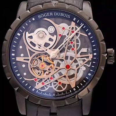 레플리카 [로저드뷔] 남성용 엑스 칼리버 스켈레톤 다이얼 아시안 오토매틱 ROG4240  