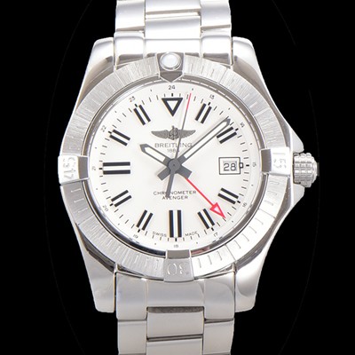 레플리카 [브라이틀링] 남성용 어벤져 오토매틱 GMT 아시안 2836-2 타입 43mm 스틸 메탈시계 화이트다이얼 bre1291  