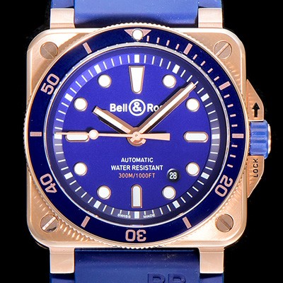 레플리카 [벨엔로즈]남성용 R0392 다이버 블루 42미리 오토매틱 블루다이얼 BEL93900  
