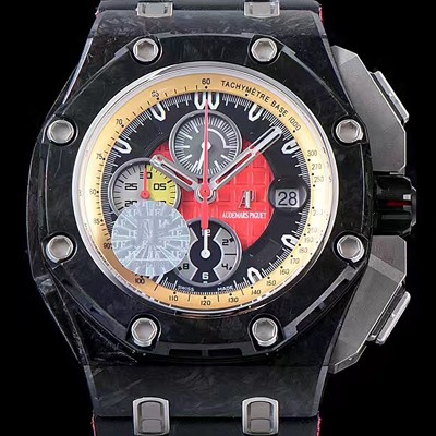 레플리카 [오데마피게] 남성용 로얄 오크 오프쇼어 26290PO.OO.A001VE.01 그랑프리 컬렉션 블랙다이얼 AUD0403  