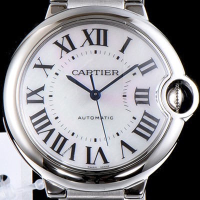 레플리카 [까르띠에] 남여공용 2019신상 발롱블루 W2BB0011 36mm 화이트 자게 다이얼 오토매틱 무브먼트 CAR0505  
