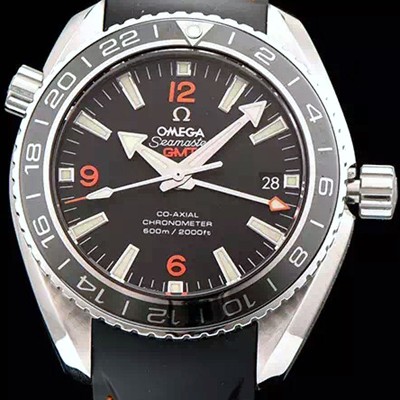 레플리카 [오메가] 남성용 시마스터 플래닛 오션 코엑시얼 지엠티 블랙다이얼 OMG00002  
