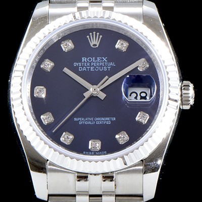 레플리카 [로렉스] 남성용 데이터 제스트 116234 블루 다이얼 2836-2 오토매틱 무브먼트 ROL0120  