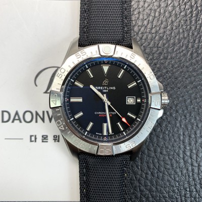 레플리카 [브라이틀링] 남성용 어벤져 44mm 나일론줄 오토매틱 2836-2 타입 블랙 다이얼 bre6061  