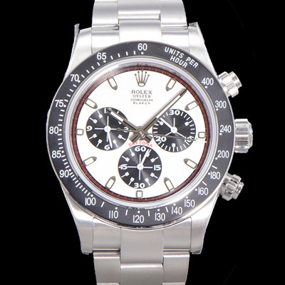 레플리카 [로렉스] 남성용 데이토나 6263 오토매틱 크로노그래프 ETA 7750-2 타입 40mm 메탈줄 화이트다이얼  rol8294  