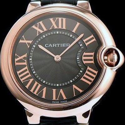 레플리카 [까르띠에] 남성용 발롱블루 W6920089블랙 다이얼 로즈골 CAR0031  