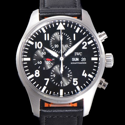 레플리카 [아이더블유씨] 남성용 파일럿 생텍쥐베리 어린왕자 한정판 에디션!! IW377714 데이 & 데이트 크로노그래프 블랙 다이얼 오토매틱 무브먼트 IWC0122  