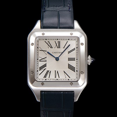 레플리카 [까르띠에] 남성용 산토스 WGSA0021 쿼츠 46.6mm L 사이즈 쿼츠 화이트 다이얼 car69323  