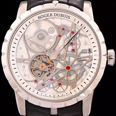 레플리카 [로저드뷔] 남성용 엑스 칼리버 스켈레톤 다이얼 아시안 오토매틱 ROG4243  