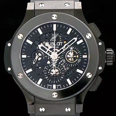 레플리카 [휴블렛] 남성용 빅뱅 블랙 다이얼 오토매틱 HUB0444  