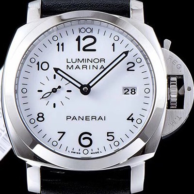 레플리카 [파네라이] 남성용 루미노르 마리나 1950 3Days PAM00499 오토매틱 Cal.P9000 무브먼트 화이트 다이얼 PAN0410  