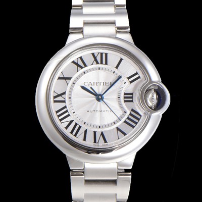 레플리카 [까르띠에] 여성용 신상 발롱블루 W6920071 화이트 다이얼 33mm 오토매틱 무브먼트 CAR0148  