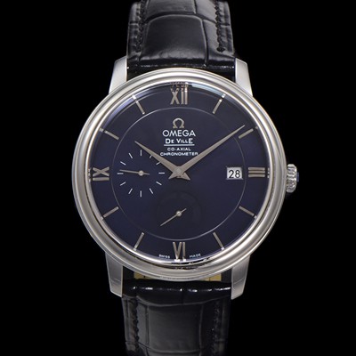 레플리카 [오메가] 남성용 드빌 424.13.40.21.03.001 프레스티지 코-액시얼 39.5mm 오토매틱 Cal.2627 타입 블루 다이얼 omg0168  