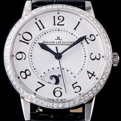 레플리카 [예거르꿀르뜨] 남성용 랑데부 나잇&데이 3442440 레이디 워치 최상급 다이아몬드 세팅 문페이즈 자개 다이얼 오토매틱 무브먼트 JAG0422  