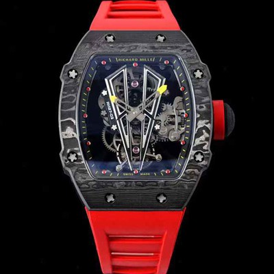 레플리카 [리차드밀레] 남성용 RM27-03 투어빌론 포지드 카본 47mm 투르비용 무브먼트 스켈레톤 다이얼 ric0281  
