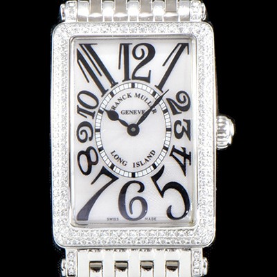 레플리카 [프랭크뮬러] 여성용 롱아일렌드 952 QZ 컬력션 쥬얼셋팅 케이스 화이트 썬더스트 다이얼 스위스 쿼츠 무브먼트 FRA0425  