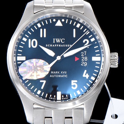 레플리카 [아이더블유씨] 남성용 파일럿 IW326504 오토매틱 워치 41mm 블랙 다이얼 iwc4094  