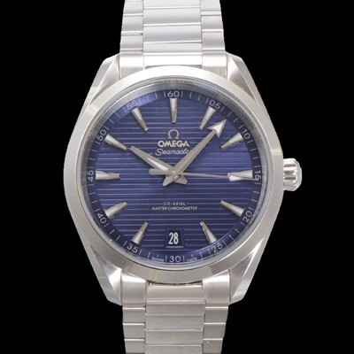 레플리카 [오메가] 남성용 씨마스터 220.10.41.21.03.004 아쿠아테라 코-액시얼 41mm 오토매틱 Cal.8900 타입 블루 다이얼 omg20238  