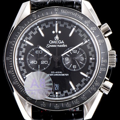 레플리카 [오메가] 남성용 스피드마스터 311.33.44.51.01.001 레이싱 코-액시얼 마스터 크로노미터 타키미터 크로노그래프 블랙 다이얼 일본 수입산 쿼츠 무브먼트 OMG0001  