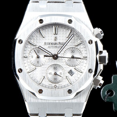 레플리카 [오데마피게] 남성용 신상 업데이트! 로얄오크 오프쇼어 26320ST.OO.1220ST.02 크로노그래프 실버 와플 다이얼 브레이슬릿 오토매틱 무브먼트 AUD0200  