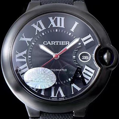 레플리카 [까르띠에] 남여공용 발롱블루 WSBB0015 블랙 다이얼 오토매틱 무브먼트 CAR0114  